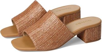Seychelles Pepper Raffia Sandal Slide Womens Sandals Tan : 8.5 M, Leather/Rubber