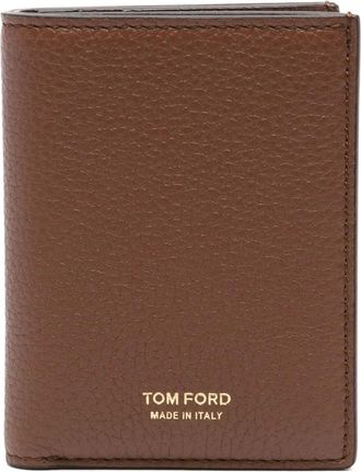 Tom Ford Portafoglio bi-fold - Marrone