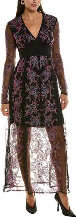 French Connection Emilia Embroidered Maxi Dress