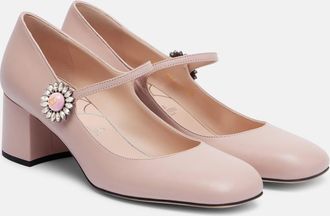Valentino Garavani Pumps Daisy Jewel 55 in pelle