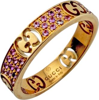 Gucci Pink Gold (18K) Band Ring (Pre-Owned)