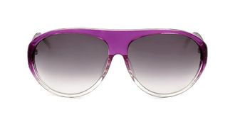 Linda Farrow MATTHEW WILLIAMSON MW14 C2 Womens Sunglasses Purple Size 65
