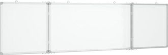 vidaXL Pizarra Magn&eacute;tica Plegable Aluminio 160x40x1,7 Cm Vidaxl