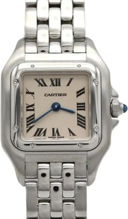 Cartier Pre-owned Panthere Stainless Steel Quartz - Dames - Vintage Horloges - Grijs - ONE Size - Vintage
