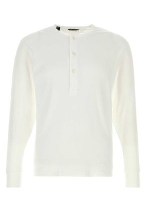 Tom Ford White Stretch Cotton T-shirt