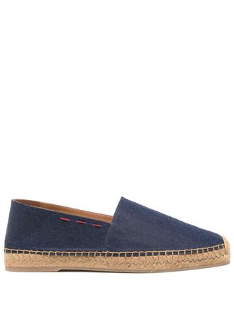 Kiton Denim espadrilles - Blauw