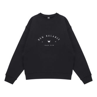New Balance Logo Sweatshirt Asia Sizing Black MT23562-BK