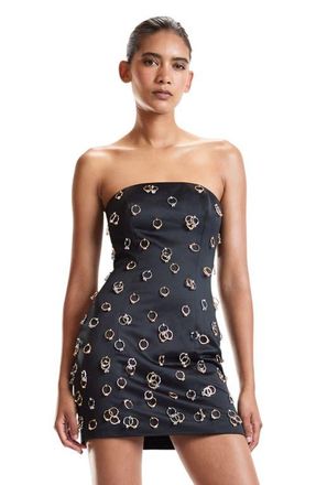 Cynthia Rowley Embellished Ring Dress in Black at Nordstrom, Size 2
