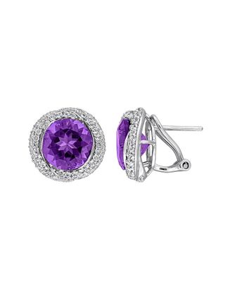 Rina Limor Silver 7.16 ct. tw. Gemstone Earrings