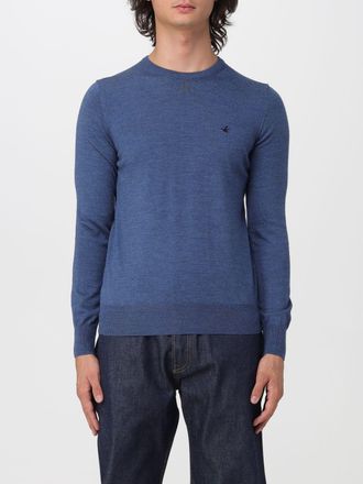 Brooksfield Maglia girocollo in pura lana con maniche lunghe e bordi a costine
