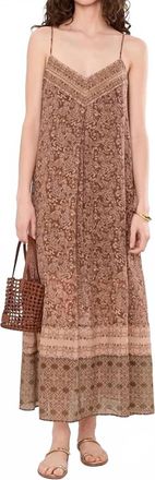 Sanctuary Coastal V Neck Maxi Dress In Clay