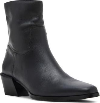 Steve Madden Daney Bootie in Black Leather at Nordstrom, Size 6.5