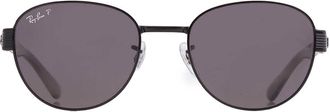 Ray-Ban Ray Ban Dark Grey Polarized Square Unisex Sunglasses RB3766CH 002/K8 54
