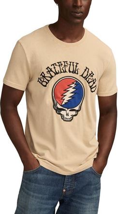 Lucky Brand Grateful Dead Embroidered T-Shirt in Frosted Almond at Nordstrom, Size Xx-Large