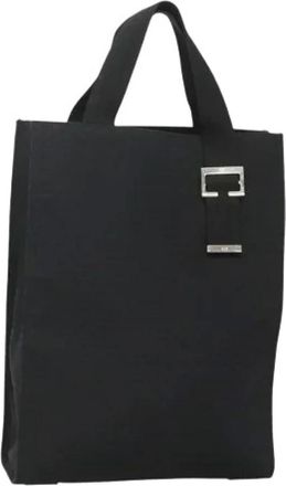 Dior Pre-owned Tote Bags, female, Black, Size: ONE SIZE Pre-owned Vintage Canvas Tote Bag
