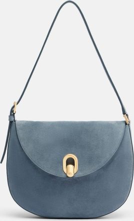 Savette Tondo Small suede shoulder bag