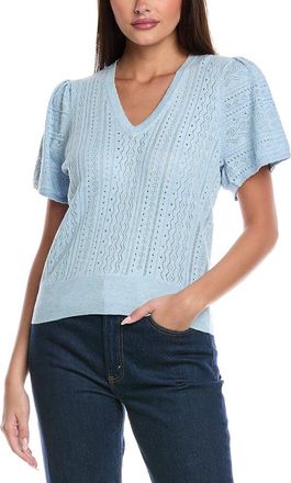 Isla Madison Pointelle Top
