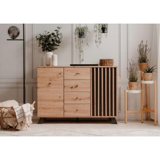 Finori Credenza mod. medan cm 120X37.5 h. 85 artisan oak e antracite