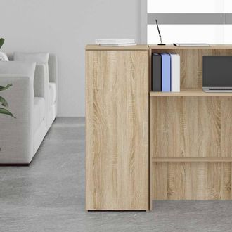 Berkfield Home Storage Cabinet Sonoma Oak 40x45x103.5 cm Engineered Wood in Light Tan