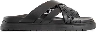 Fendi MAN BLACK SANDALS & SLIDES