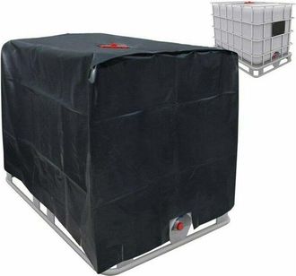 OEM Funda Para Dep&oacute;sito Ibc De 120x100x116cm Y 1000l - Impermeable, 210d, Funda Protectora Para Dep&oacute;sito De Agua - Silver Lining