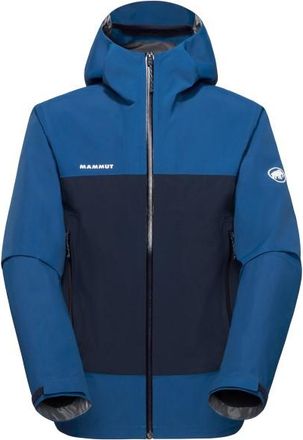 Mammut Crag Hardshell Hooded Jacket Regenjacke f&uuml;r Herren | blau
