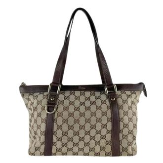 Gucci Pre-owned Handbags, female, Brown, Size: ONE SIZE Pre-owned Vintage Handbag