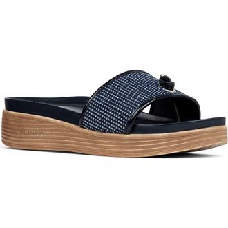 Donald J Pliner Platform Sandal in Navy at Nordstrom Rack, Size 9.5