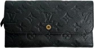 Louis Vuitton Pre-owned Wallets, female, Black, Size: ONE SIZE Pre-owned Canvas Wallet