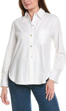 Vince Easy Linen-Blend Shirt