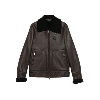 Salvatore Santoro Leather Outerwears Marrone-Uomo