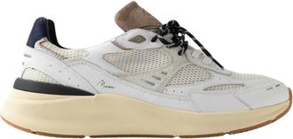 D.A.T.E. Musa HF Running Sneaker - Heren - Sneakers - Wit - 42 EU - Katoen - Schoenen