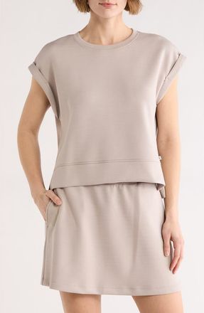 Marika Becky Short Sleeve Crew Top in Atmosphere at Nordstrom Rack, Size X-Large