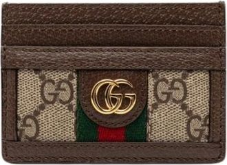 Gucci Pre-owned Wallets, female, Multicolor, Size: ONE SIZE Pre-owned Business card case