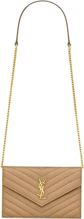 Saint Laurent Envelope Cassandre Wallet With Chain-Donna