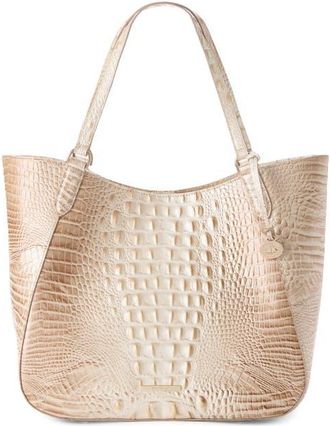 Brahmin Aliza Croc Embossed Leather Tote in Contour at Nordstrom