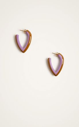 La DoubleJ Dew Earrings Bicolor Mini Bicolor Lilac at Nordstrom