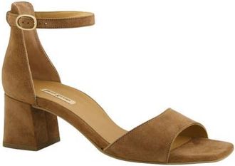 Paul Green Estelle Ankle Strap Sandal in Nut Suede at Nordstrom, Size 10.5