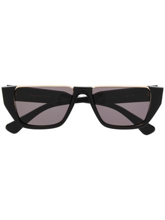 Christian Roth CR-401 shield sunglasses - women - Acetate/Titanium - 54 - Black