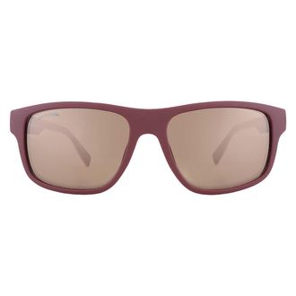 Lacoste Brown Square Mens Sunglasses L6057S 601 57
