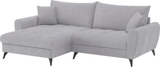 Mr. Couch Ecksofa »Blackburn II L-Form« Wahlweise mit Kaltschaumpolsterung bis 140 kg belastbar