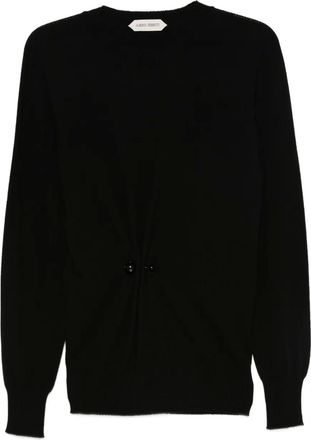 Alberta Ferretti Maglione con decorazione - Nero