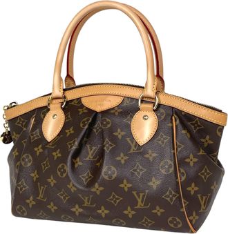 Louis Vuitton Brown Monogram Handbag Tote Bag (Pre-Owned)