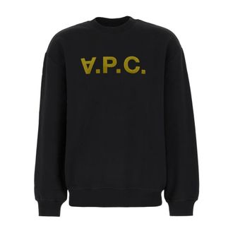 A.P.C. Sweatshirts, male, Black, Size: S Felpe Sweatshirt