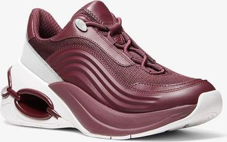 Michael Kors Toni Mixed-Media Trainer