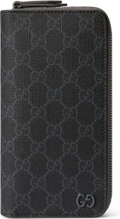 Gucci Ritsportemonnee - Heren - Portefeuilles - Zwart - ONE Size - Leer - Accessoires