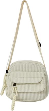 Generic Women Crossbody Bag Simple Multi Layer Shoulder Bag Casual Small Square Bag Satchel Hobo Bag Travel Holiday Purse (White)