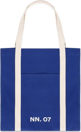 Nn.07 Borsa tote in cotone - Blu
