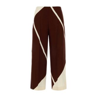 Alberta Ferretti Alberta Ferretti, Wide Trousers, female, Multicolor, Size: XS Pantalone