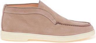 Santoni Schoenen, Dames, Roze, 40 EU, Leer, Desert Boot